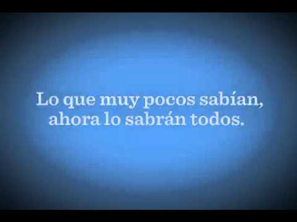 TVC - Wikileaks / Lo que pocos sabían ahora lo sabrán todos.