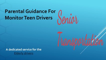 Elderly drivers