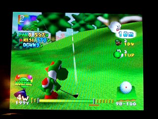 Mario Golf 64 Luigi vs Yoshi PT 1