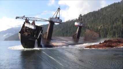Unload Timber In Canada
