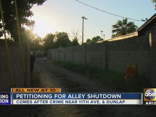 Neighbor petitions to have Phoenix alley shut down after flashing incident