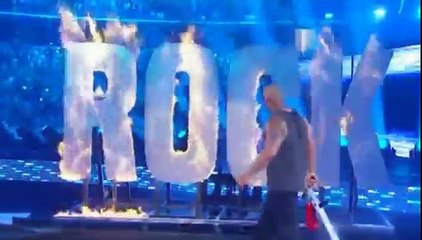 Wwe 2016 WrestleMania 32 HD The Rock Retun and Attacks The Wyatt Family Erick Rowan