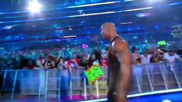 Wwe WrestleMania 2016 HD The Rock and John Cena vs The wyatt Family Bryan Strowman Bray Wyatt