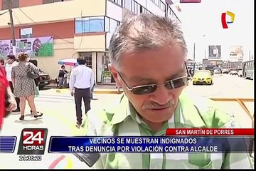 SMP: vecinos indignados por denuncia de violación contra alcalde