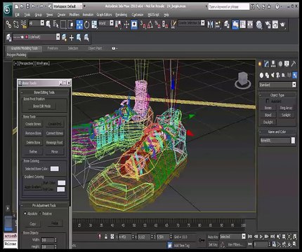 Adding ankle bones-Advanced Character Rigging in 3ds Max_2017