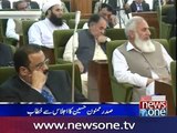 President Mamnoon Hussain addresses in Muzaffarabad-Prasing Burhan wani