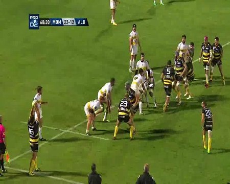 SITE OFFICIEL STADE MONTOIS RUGBY - ESSAI 2 M. JAMES STADE MONTOIS vs ALBI