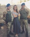 Gamze Özçelik, Karkamış Sınırında Askerleri Ziyaret Etti