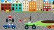 Pelleteuse jaune et Tracteur - Dessins animés pour enfants - Jeu d'assemblage - Vidéo éducative