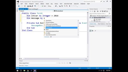 Visual Basic .NET Tutorial 2 - Variable Declaration in Visual Basic