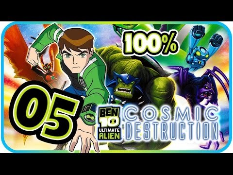 Ben 10 Cosmic Destruction Walkthrough Part 5 (PS3, X360, PS2, PSP, Wii) 100% Level 3 : Devil's Tower
