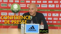 Conférence de presse AC Ajaccio - Stade de Reims (1-0) : Olivier PANTALONI (ACA) - Michel DER ZAKARIAN (REIMS) - 2016/2017