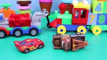 Peppa Pig Toy Cars Duplo Lego with Batman Spiderman Superheroes and Lightning Mater