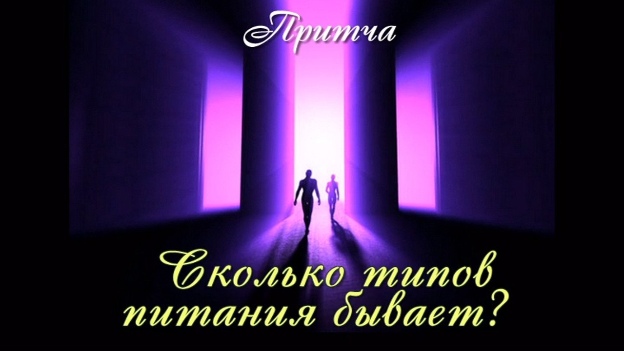 Сколько типов питания бывает? ( видео притча )