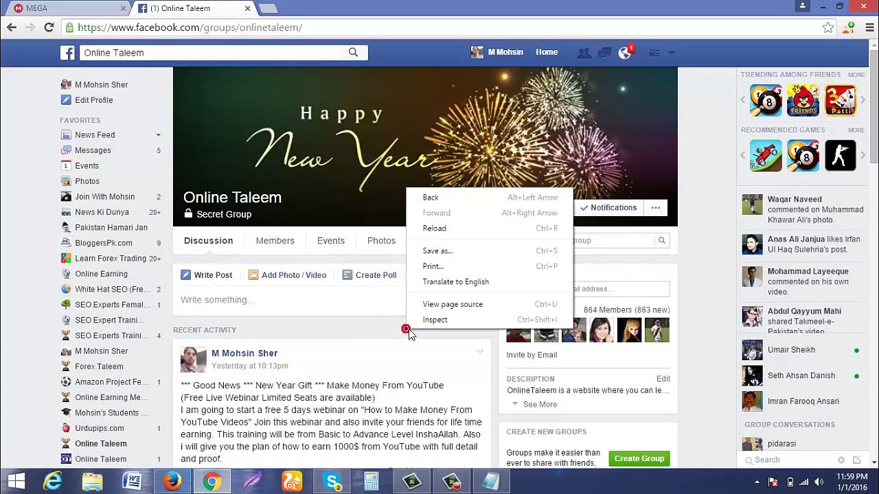 Add all friends to Facebook Group 2016 New