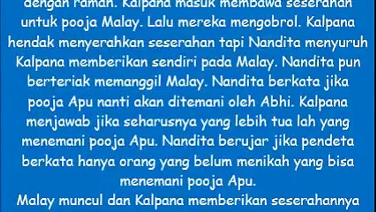 Sinopsis PUTRI BIRU Episode 25 Tayang Rabu 24 Agustus 2016