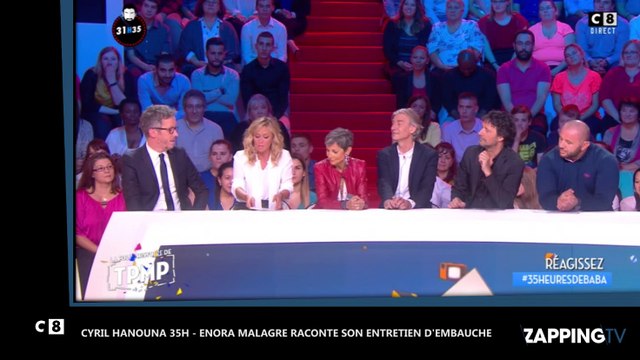 Cyril Hanouna - 35H : Vous aviez déposé votre zizi sur l'épaule de votre secrétaire , l'entretien d'embauche d'Enora Malagré (vidéo)