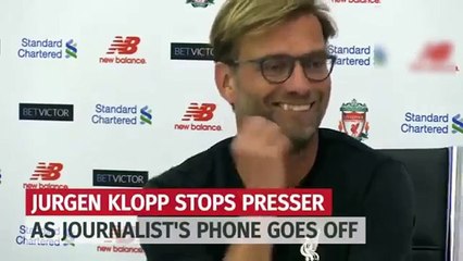Jurgen Klopp is the polar opposite of Roy Keane when journalist’s phone rings