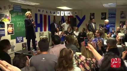 Hillary Clinton's speech to Election Campaign in San Francisco -15-10-2016 - 92NewsHD