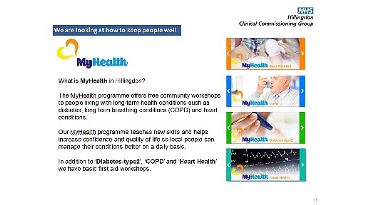 Caroline Morison - Chief Operating Officer HCCG