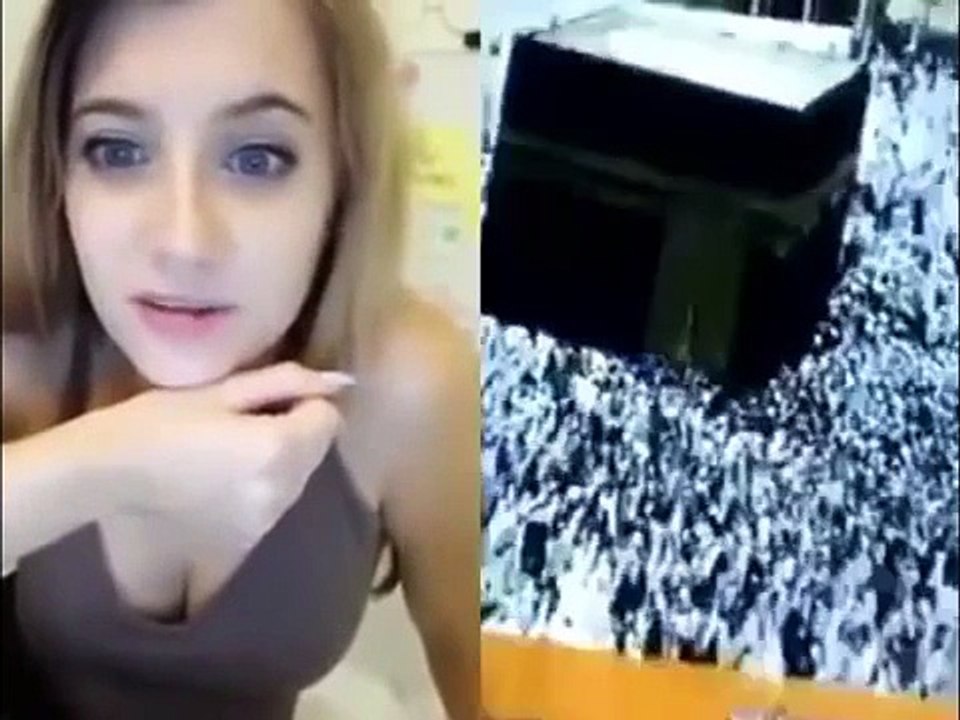 Check Christina Reation When Saudi Guy Abu Sin Showing Kaaba During Video Chat