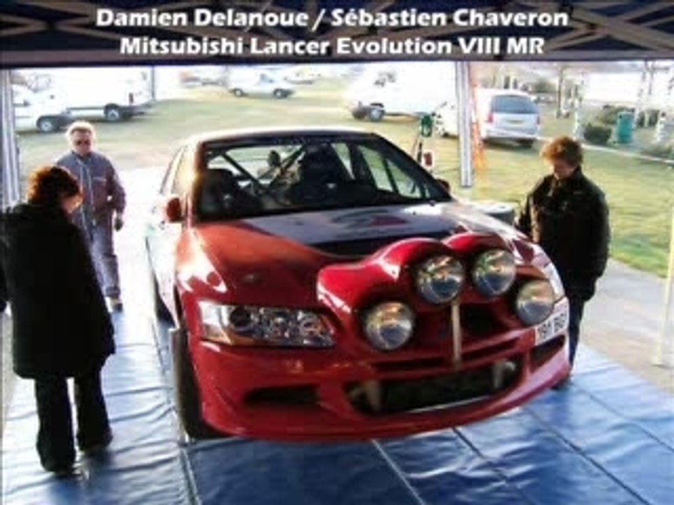 Caméra embarquee Damien Delanoue Lancer Evolution VIII MR