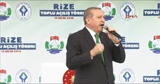 Rize Cumhurbaşkanı Erdoğan Rize'de Toplu Açılış Töreninde Konuştu 6