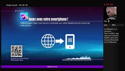 Diffusion PS4 en direct de juste dance 2017 demo (2)