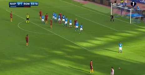 Edin Džeko  Second Goal HD - Napoli 0-2 AS Roma 15-10-2016 HD