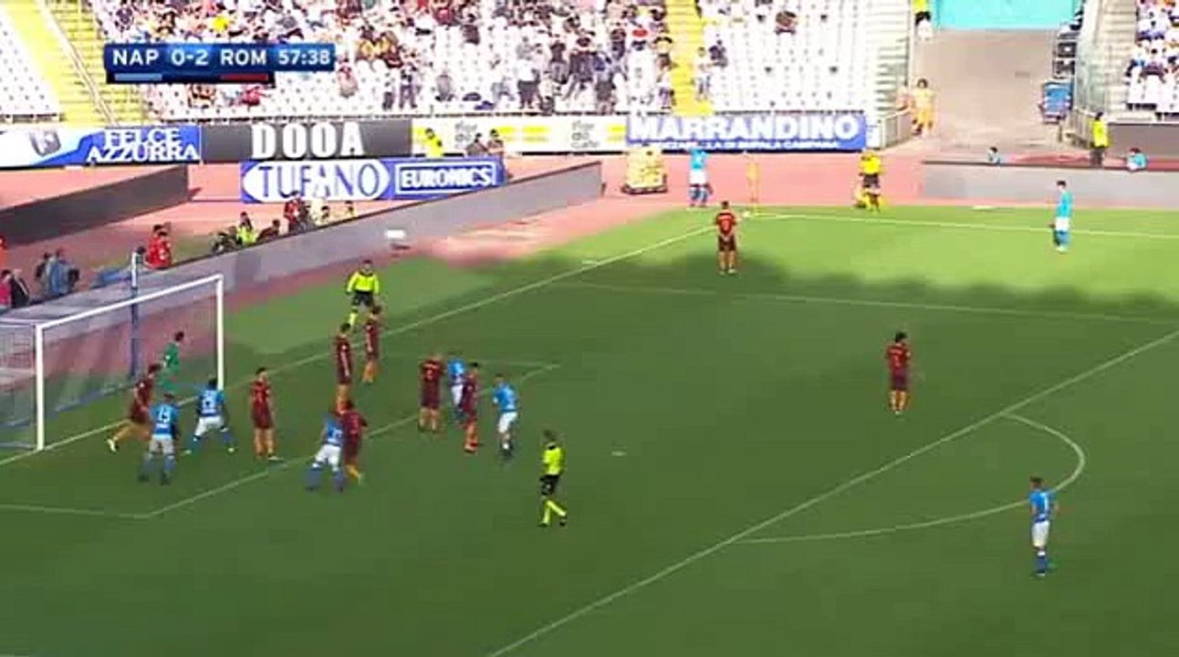 Kalidou Koulibaly Goal Napoli 1-2 AS Roma