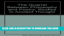 [PDF] The Quarrel Between Philosophy and Poetry: Studies in Ancient Thought Full Online