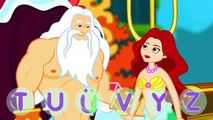 Küçük Deniz Kızı ile ABC Alfabe Türkçe Çizgi film çocuk şarkısı   Adisebaba Masal