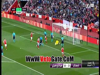 "الارسنال" يفوز امام سوانزى سيتى 3/2