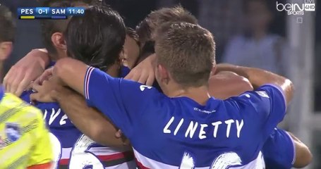 Hugo Armando Campagnaro own goal - Pescara Calcio 0-1 UC Sampdoria - (15/10/2016)
