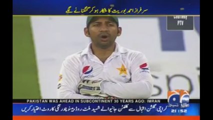 Sarfraz Ahmed Singing behind the wicket (Funny)