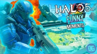 HALO 5 Funny Moments! - HILARIOUS DEATHS, FAILS, GRIFBALL, GETTING BANNED + MORE! #1