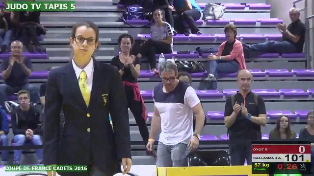 TAPIS 5 - COUPE DE FRANCE INDIVIDUELLE CADETS-CADETTES - CEYRAT, 2016 - LIVE 6 (77)