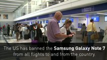 US bans Samsung Galaxy Note 7 phone from flights