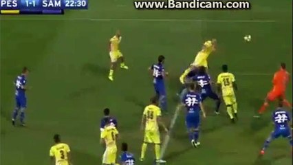Hugo Campagnaro first Goal - Pescara 1 - 1 Sampdoria & 15_10_2016 HD -