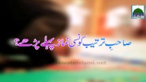 Sahib e Tarteeb Ki Namaz - Short Video - Maulana Ilyas Qadri