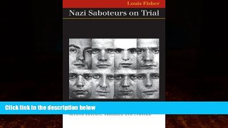 Big Deals  Nazi Saboteurs on Trial: A Military Tribunal and American Law (Landmark Law Cases