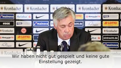 Carlo Ancelotti nach Remis- -Keine gute Einstellung- - Eintracht Frankfurt - FC Bayern München 2-2