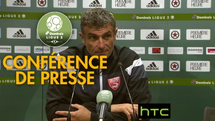 Conférence de presse Red Star FC - Nîmes Olympique (3-3) : Bernard BLAQUART (NIMES) - Rui ALMEIDA (RED) - 2016/2017