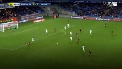 Montpellier	2-1	Caen Goal Mounie S 15.10.2016