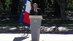 Francois Hollande pays tribute at Nice memorial