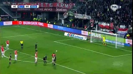 Ricky van Wolfswinkel Penalty Goal HD - AZ Alkmaar 0-2 Vitesse 15.10.2016