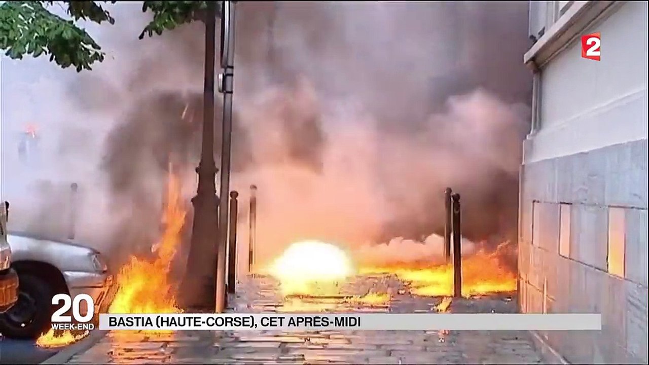 Bastia : violents incidents en marge d'une manifestation nationaliste