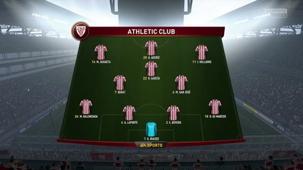 Fifa 17 Athletic Club Bilbao vs Real Sociedad Derby Vasco Liga Santander Gameplay HD