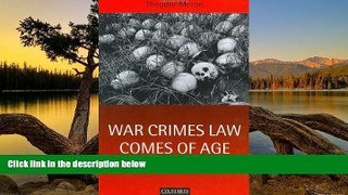 Full Online [PDF]  War Crimes Law Comes of Age: Essays  Premium Ebooks Full PDF