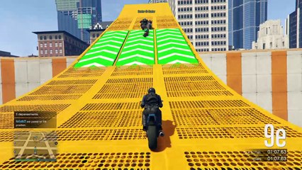 GTA5 ONLINE COURSE CASSE COU MOTO